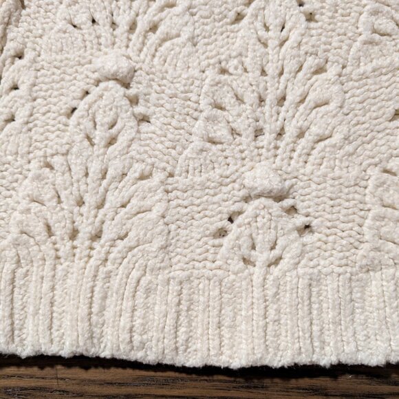 aerie knit sweater cream size small - Picture 11 of 16